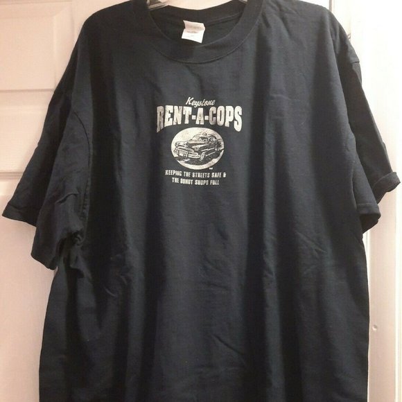 Gildan Other - new Keystone RENT-A-COPS T-Shirt Men's XXL Blue